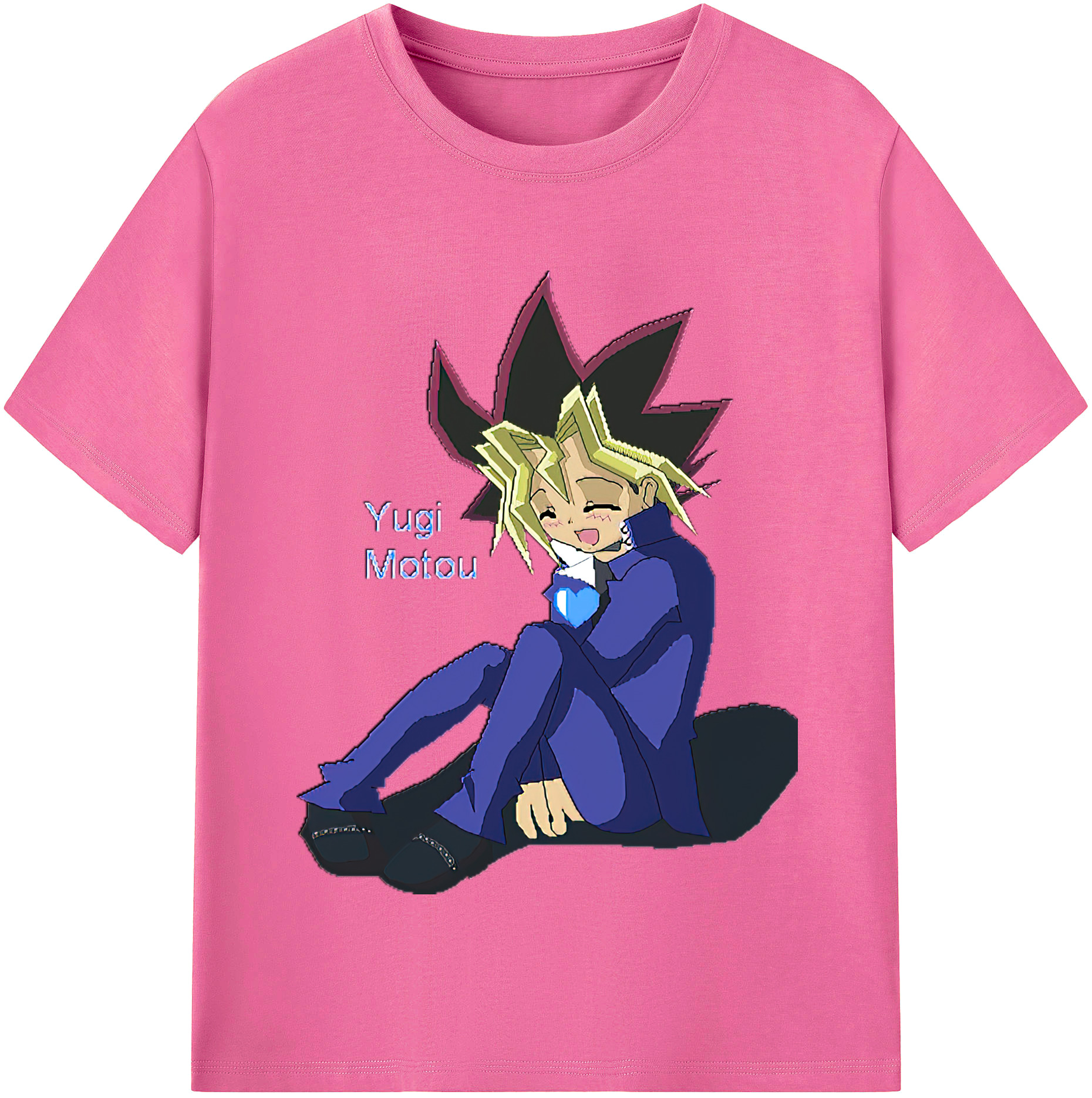 （画像用） 遊☆戯☆王 Yu-Gi-Oh! レディースカジュアルプリントTシャツ（綿100％）